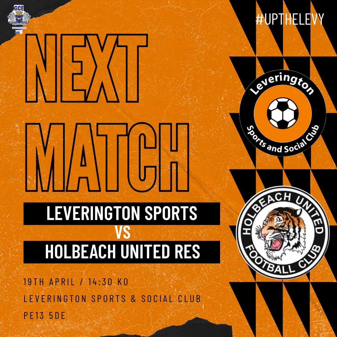 Leverington Sports FC (@levy_sports_fc) on Twitter photo UP NEXT:
We return to league action tomorrow afternoon as we look to start a busy 2 weeks!
🆚<a href="/holbeachunited/">Holbeach United Reserves</a>
🏆<a href="/PDFLUK/">Peterborough & District Football League</a>
🗓️Sat 19th April
🕑2:30pm KO
📍Leverington Sports & Social Club, PE135DE
🍺Club opens at 12!
#UpTheLevy
🧡🖤 UP NEXT:
We return to league action tomorrow afternoon as we look to start a busy 2 weeks!
🆚<a href="/holbeachunited/">Holbeach United Reserves</a>
🏆<a href="/PDFLUK/">Peterborough & District Football League</a>
🗓️Sat 19th April
🕑2:30pm KO
📍Leverington Sports & Social Club, PE135DE
🍺Club opens at 12!
#UpTheLevy
🧡🖤