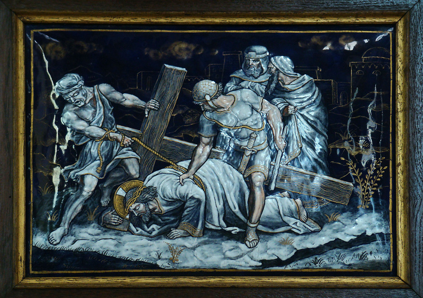 BEST_GASTRONOMY's tweet image. 3ª Estación – Jesús cae bajo el peso de su cruz
El Vía Crucis, una meditación sobre la Pasión de Jesús, acto máximo de amor e intercesión por la humanidad.
#ViaCrucis #ChemindeCroix #TriduumPascal #Jesus  #PaixduChrist #Paix #pokój #שלום #Peace #Frieden #мир #CatholicX