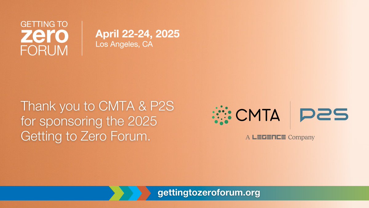 Getting to Zero Market Leadership and Forum tweet media