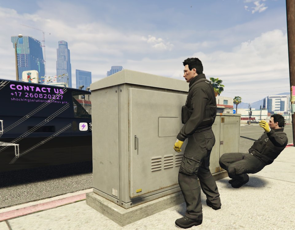Ambitious_RP's tweet photo. When you said "I know what I’m doing," but the fuse box said "Do you, though?" 😵‍💫⚡️ #ambitiousreborn #gtav #ComingSoon https://t.co/GssNx2G9oB