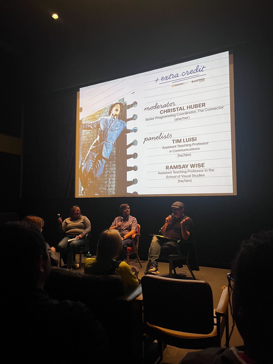 RagtagCinema's tweet photo. Thanks for coming to Ragtag this week👏🏻 We had a lineup of more than just movies: extra credit panel discussions, musical performances, AND special intro speakers. Stay tuned for more music from the Pavements mini-series.. https://t.co/uXoEJDhR5o