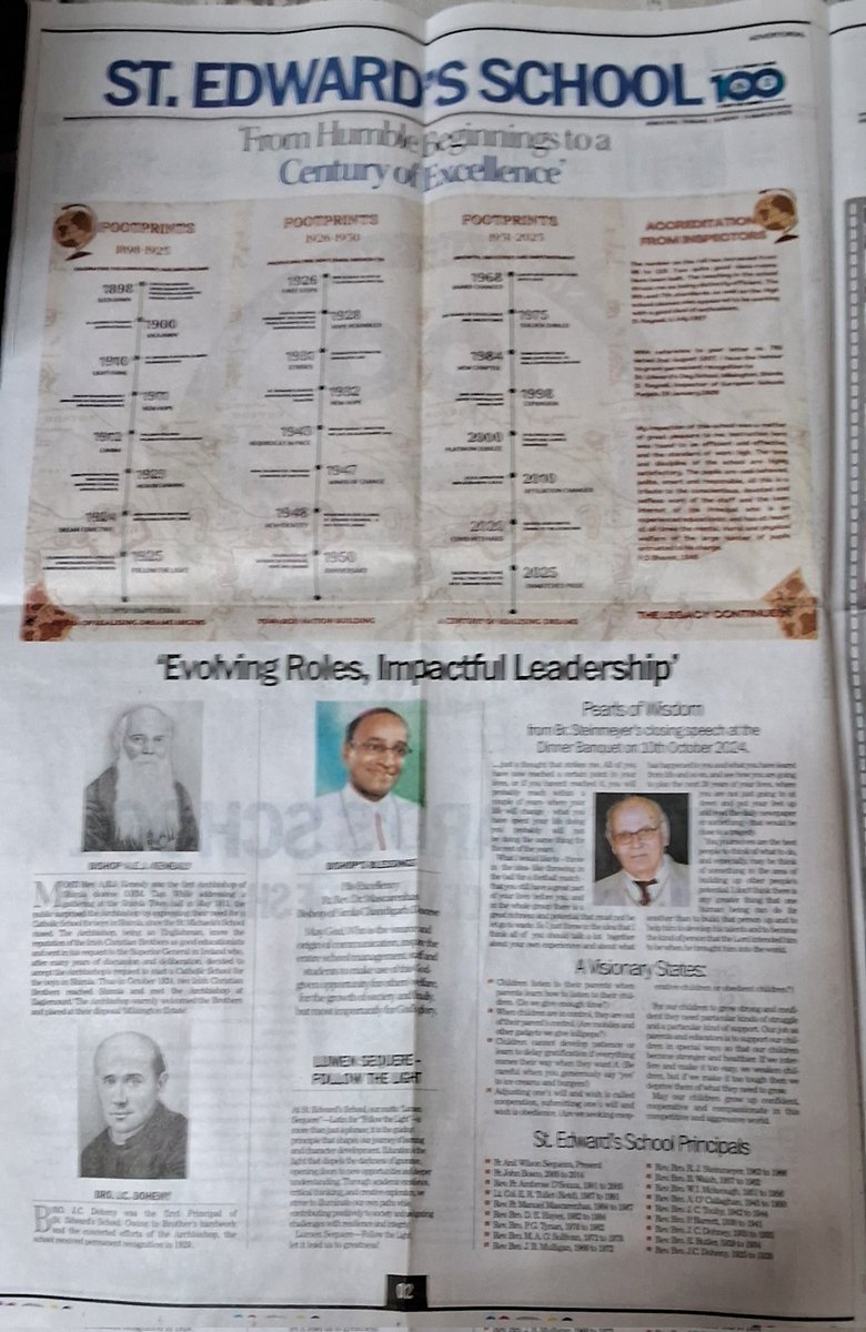 seobaofficial's tweet photo. 100 years of legacy, brotherhood, and excellence.
Proud to be Edwardians โgrateful for the values St. Edward's, Shimla instilled in us.
#StEdwardsShimla #EdwardianForLife #100YearsOfGlory https://t.co/vQ1TSeR1Zo