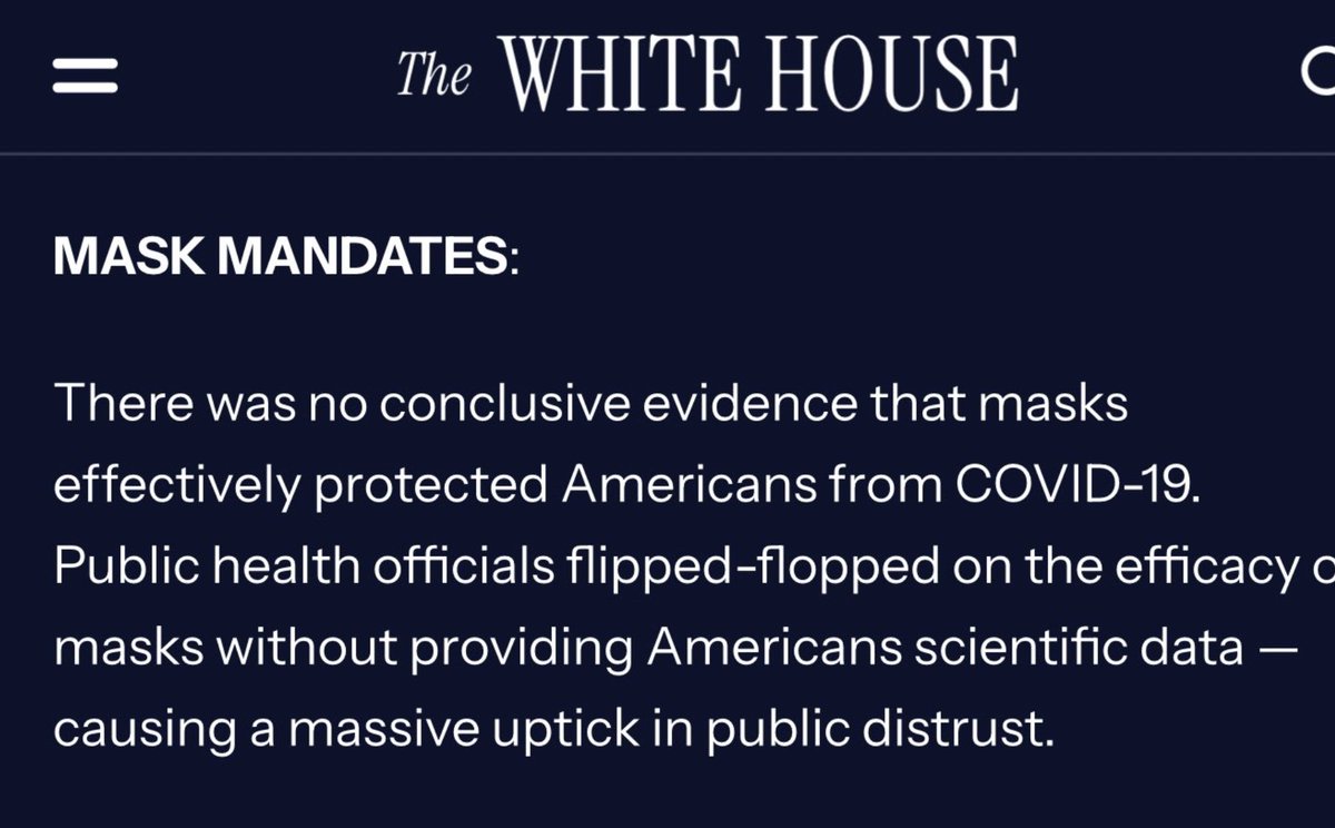 DiedSuddenly_'s tweet photo. Love this update on the government COVID website.

Masks were USELESS. https://t.co/1uz97Edxrd