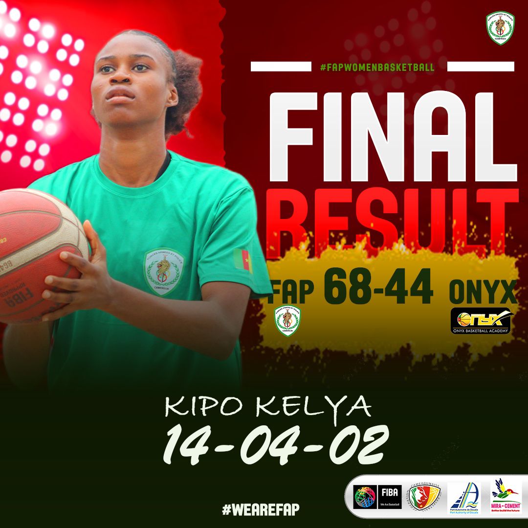FAP_Cameroun's tweet photo. We win ! 📷📷
FAP Basketball Women 68-44 Onyx
Another Game Tomorrow
#fapwomenbasketball #wearefap #Fecabasket #elite #basketball #Cameroun #Cameroon #YouZou #africa @afroballers @afrobasketwomen @theBAL @xballafrica @Africabasket1 @FECABASKET @ChantalBIYA_Cmr @belle_fiba https://t.co/sBA6Gma4Mo