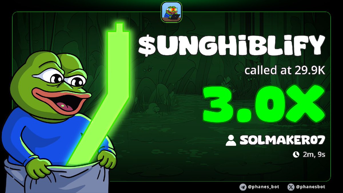Solmaker0's tweet photo. FGin4gG5e25QJDCNNEzp9BwTSwBokZpzHCLCHV5Xpump
#UNGHIBLIFY UP 3X https://t.co/WzcVCce3ZO