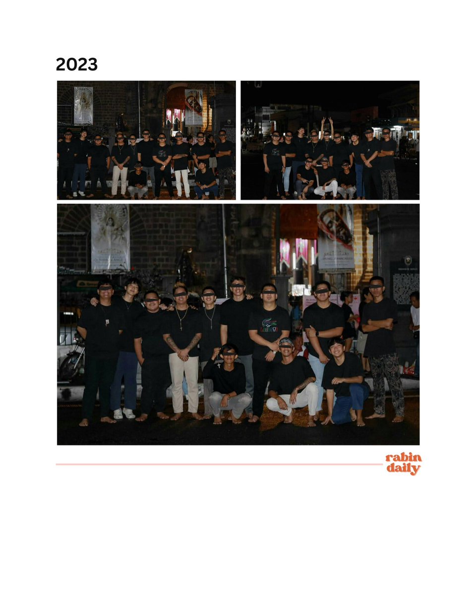 rabindaily's tweet photo. Look! Rabin doing his panata in Angeles City, Pampanga throughout the years.

Even before his current success, Rabin had been a devotee, and had participated in the Grand Procession.

Rabin Angeles | #RabinAngeles https://t.co/XlyZdFXuTx