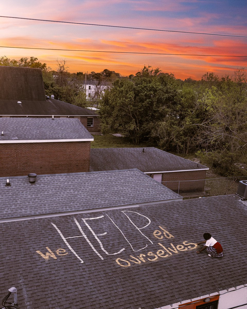 ebucklesjr's tweet photo. Hurricane Katrina was almost 20 years ago. I was just 13 years old but I remember it vividly—seeing my people on rooftops, waving and pleading to America for HELP.

Nearly 20 years later, the message is clear: WE HELPED OURSELVES.

@Essence Magazine #Katrina20 back covers, by me. https://t.co/2ZuCIrPuxK