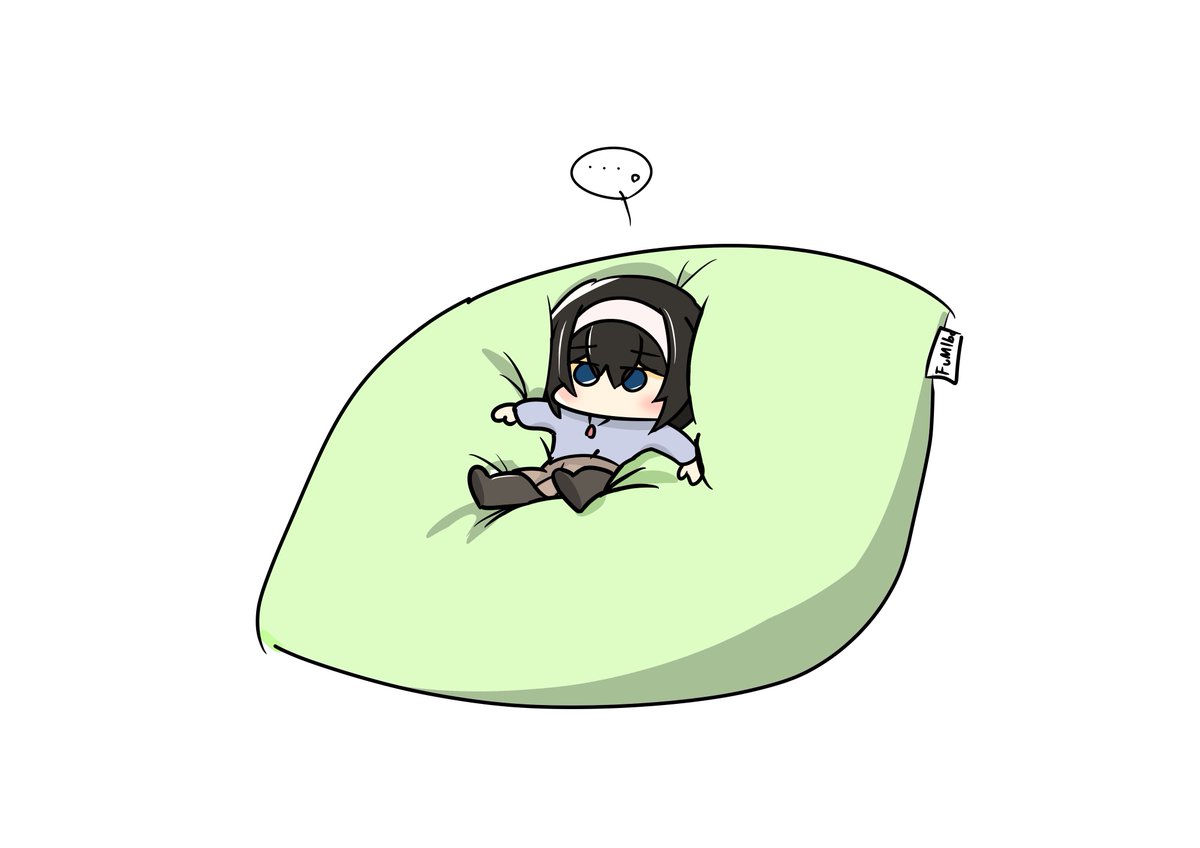 鷺沢文香 「いつか我もちゃんとしたクソカワ等身絵が描けると信じて寝る 」|リッカさん@鉄馬Pのイラスト