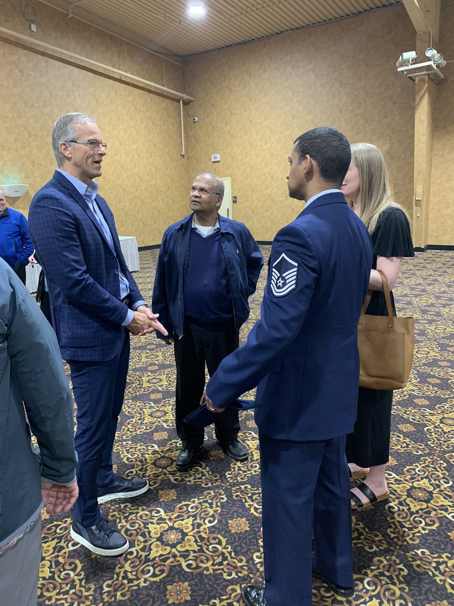 Attended the Sioux Falls prayer breakfast this morning in honor of Good Friday, where we reflected on the sacrifice Jesus made on the cross.