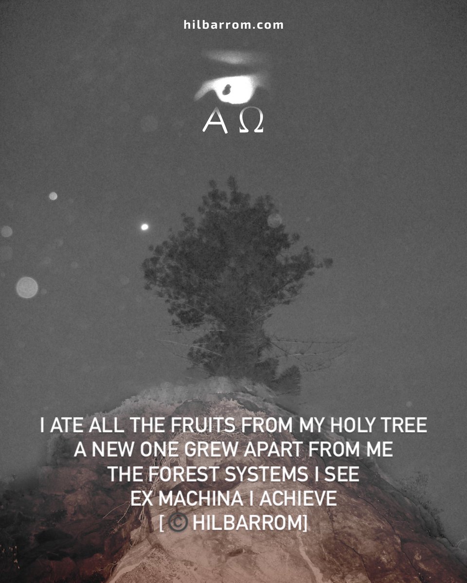 hilbarromAO's tweet photo. "FOREST SYSTEM"

┤Α Ω├

[©HILBARROM]

[Poem, Music and Photo By HILBARROM]

[subscribe to my #youtube channel and follow me on #spotify]

#hilbarrom #music #musica #video #poema #poesia #art #arte #artist #artista #leonardokubrick #graphicsymptoms #ilnaoexeo #forest #bosque https://t.co/aJr1tUGzlf