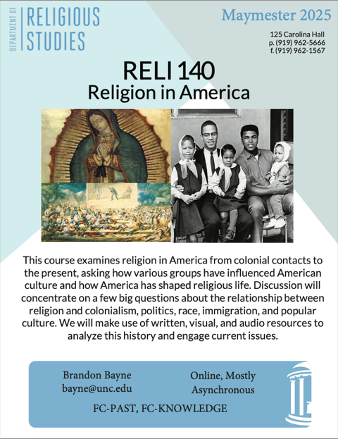 UNC Religious Studies tweet media