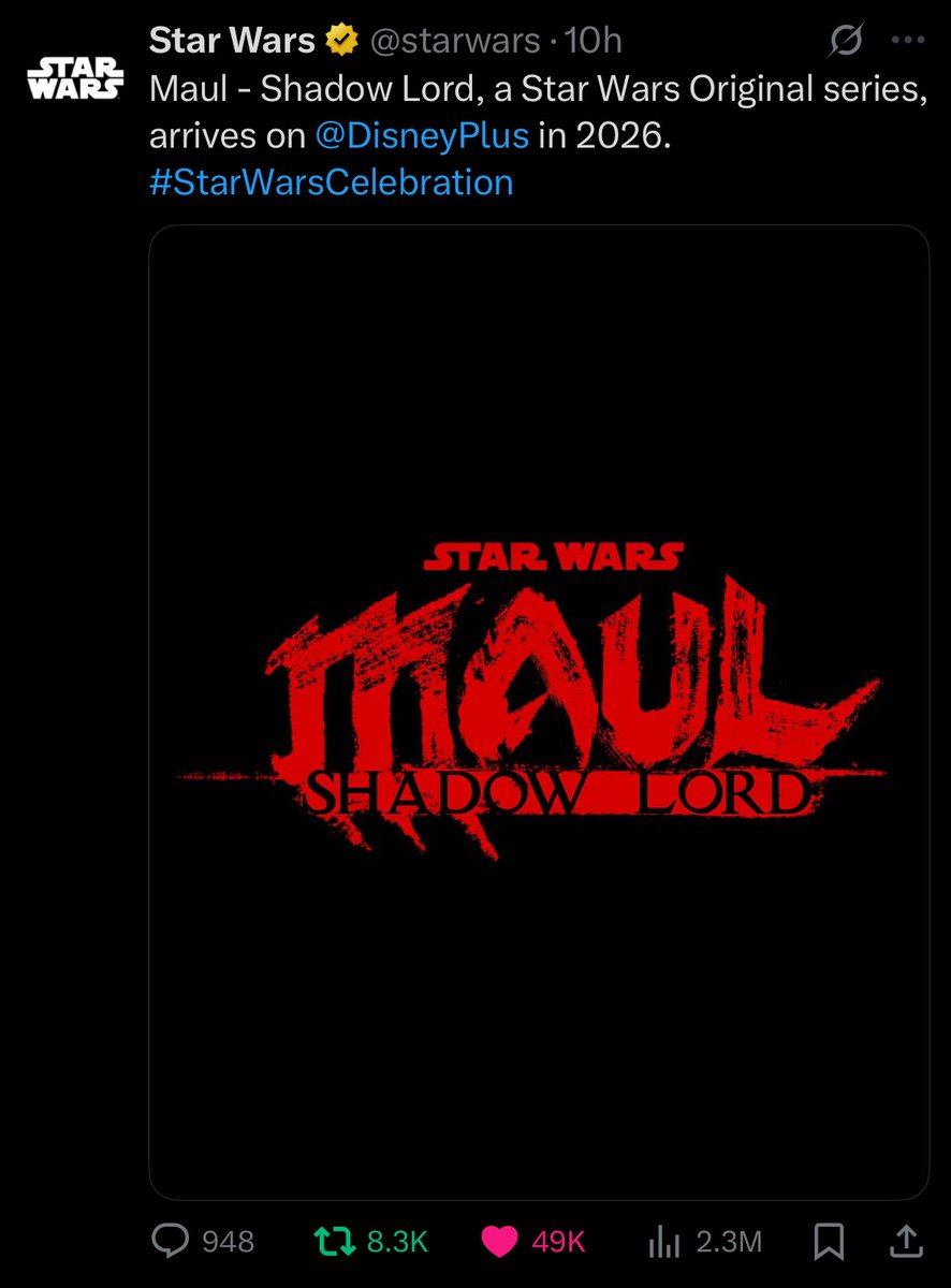 guys... i just realized these two tweets got the most likes out of ALL the announcements posted to the official sw account yesterday. Including the live action stuff. oh star wars animation you will ALWAYS BE FAMOUSSS
