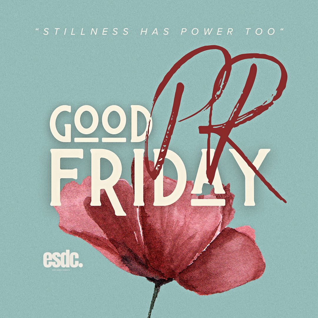 EvntSoluDC's tweet photo. Good Friday reminder: Not every PR move or moment needs noise—sometimes quiet is the strategy. #PublicRelations #GoodFriday https://t.co/EHpk4smKWI