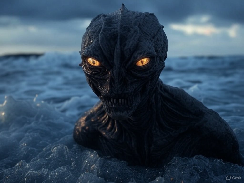 MichaelCSahd's tweet image. The Nuckelavee: skinless sea beast—Orkney. Texas plains need one? What’s its skin? #DarkFiction #TXWriter