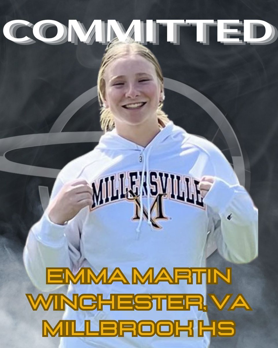 Congratulations to Emma Martin (Millbrook ’26) of ShenVal Swarm 18U Black and VA Fury Platinum Dooley on her verbal commitment to Millersville University! <a href="/furyplatdooley/">VA FURY PLATINUM DOOLEY</a> <a href="/FuryPlatinum/">FuryPlatinumSoftballClub</a> <a href="/VilleSoftball/">MillersvilleSoftball</a> <a href="/EmmaMartin_08/">Emma Martin</a>  #platinumproud #committed #millersvilleuniversity