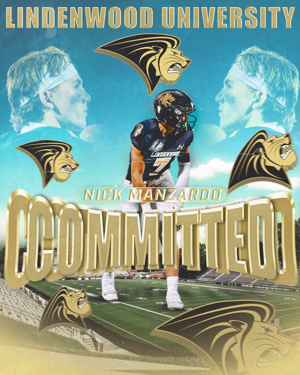 NickManzardo06's tweet image. #AGTG. I am excited to announce I am 110% COMMITTED to Lindenwood University!! Thank you to my coaches, teammates, trainers, family, and friends that helped me get to this point. Beyond grateful for this opportunity and ready to work. Go lions!!🦁#LoyalToTheLou @stugfb…