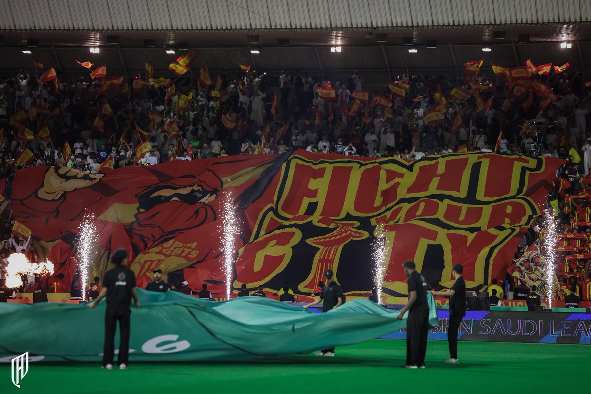 حضـور .. وانتماء 🫡
"الخُبـر" كلهـا فرسـان ❤️💛

⁧#القادسية_النصر⁩ | #دوري_روشن_السعودي