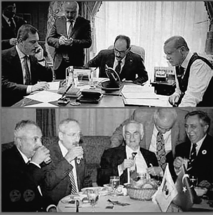 İçki masalarında Devlet yönetilmez..