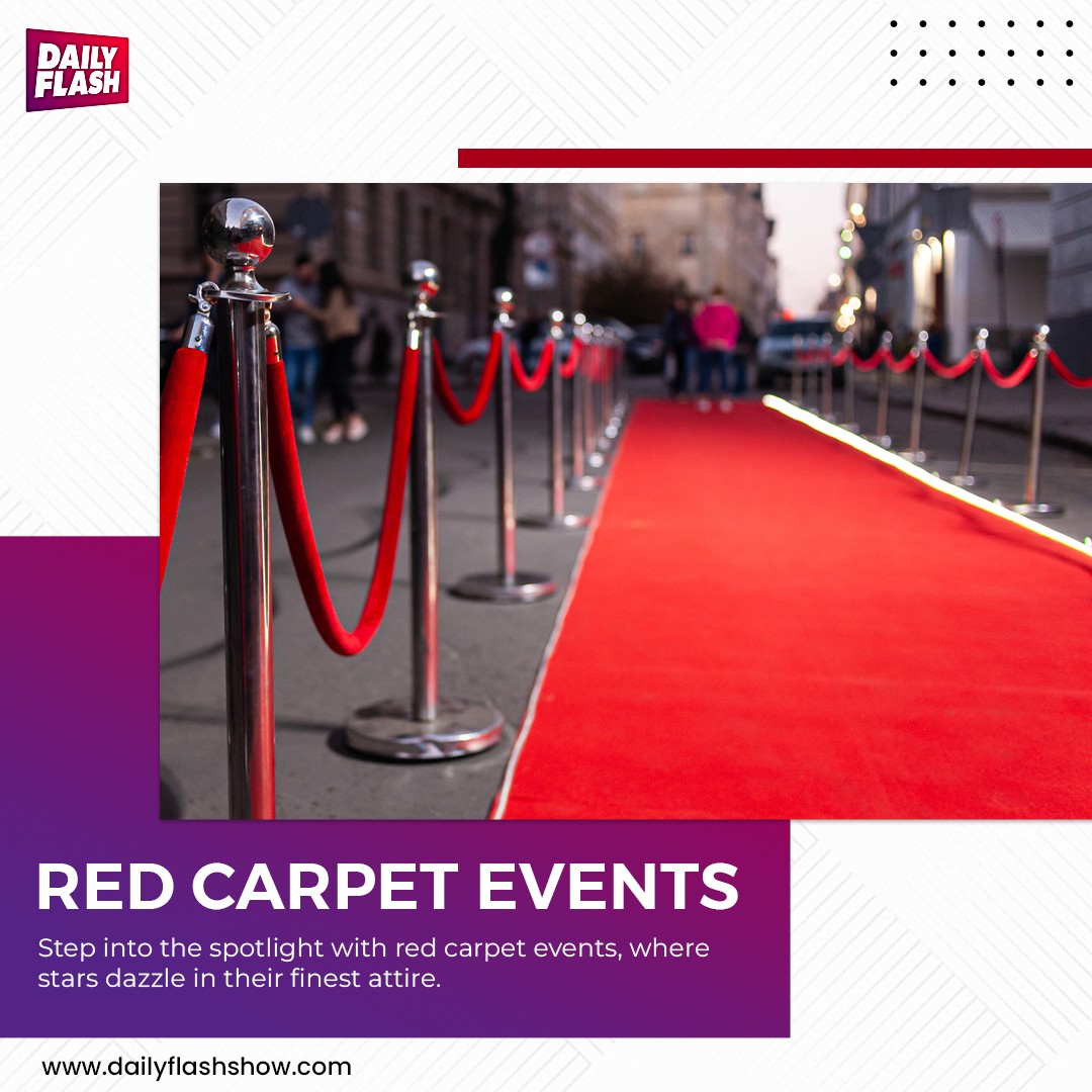 Step into the spotlight with red carpet events, where stars dazzle in their finest attire. From glamorous fashion moments to unforgettable interactions, these high-profile events offer exclusive glimpses into celebrity culture.
.
.
bit.ly/42CVv4Z 
.
.
#Red #Carpet #E ...