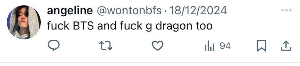 byeolique's tweet image. the fact that this isn’t even all, you’re a fucking freak and i’m genuinely tired of ur bs, you’re just a vile and disgusting human being in and out, acting innocent on main but saying horrible things about so many people. @wontonaegi fuck youuu