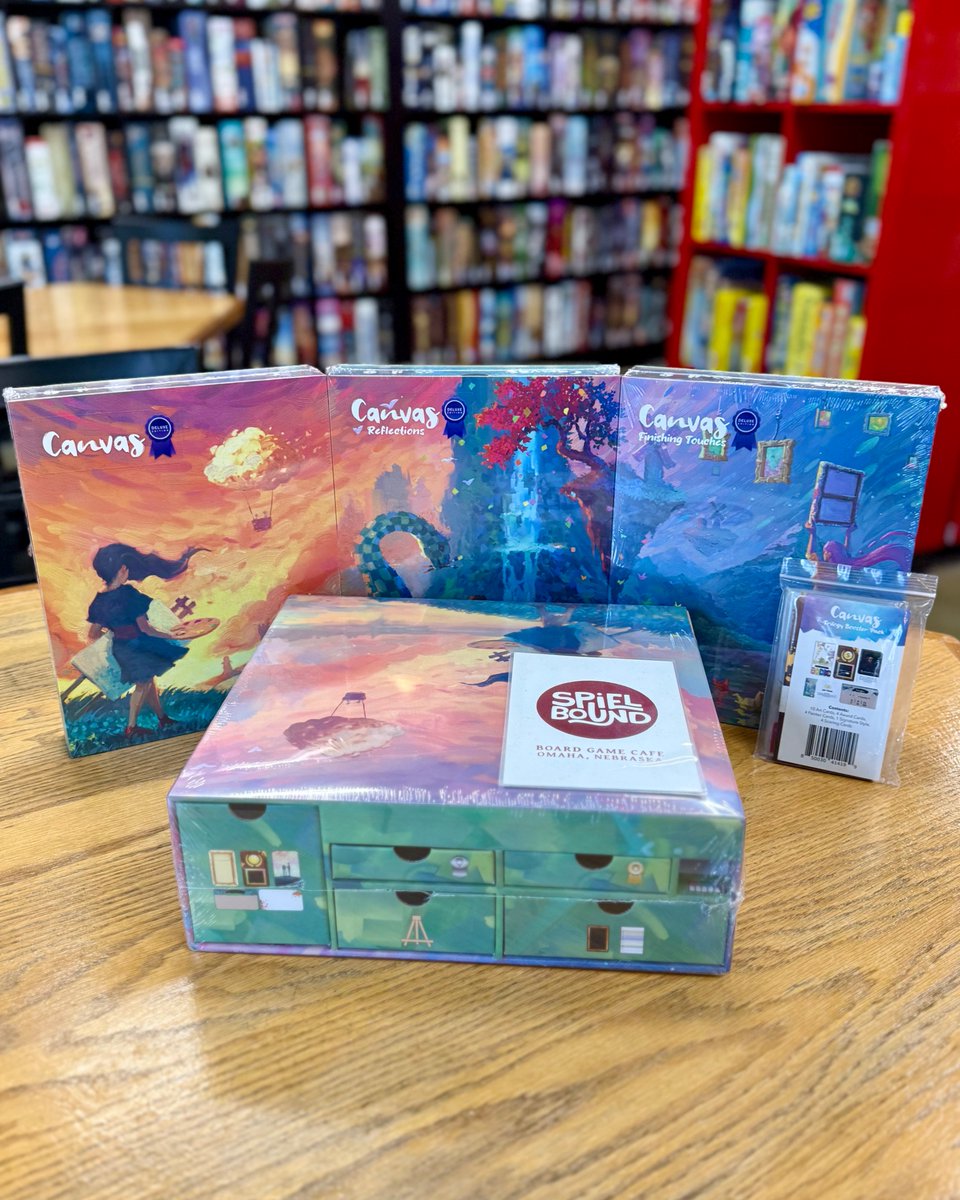 Canvas Big Box, Veiled Fate, Supor Mundi, Ascension Tactics Inferno, Piña Coladice, and Slide highlight our new #boardgamestore arrivals!
spielbound.com/s/shop
<a href="/StoneBladeEnt/">Stone Blade Entertainment</a> <a href="/Quinedgames/">Quined Games</a>