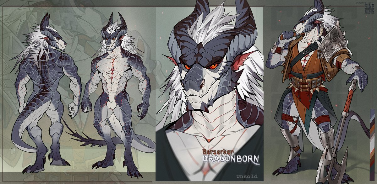 ⚔️Dragonborn Warrior design is up for grabs!
Info bellow: