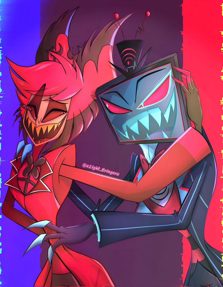 Long time no see~

#HazbinHotel #RadioStatic