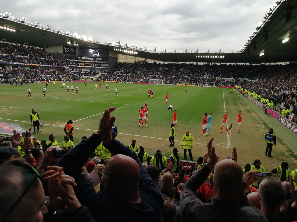 christofflennon's tweet photo. When Good Friday is actually Great Friday!
Me and nephew Olly on duty for the Lennon clan at Pride Park today.
Absolutely massive 3 points today.
Absolutely massive 3 games left to go.
#COYH #TTASU https://t.co/9rDJu2Agw3