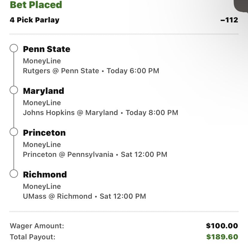 Day 3 of the ladder, 2 plays today and 2 plays tomorrow.  I just can’t see these teams losing at all.