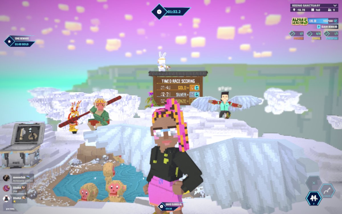 Who can fly faster than me? Try to beat me in <a href="/TheSandboxGame/">The Sandbox</a>  tsbga.me/TheSandbox #AlphaSeason5