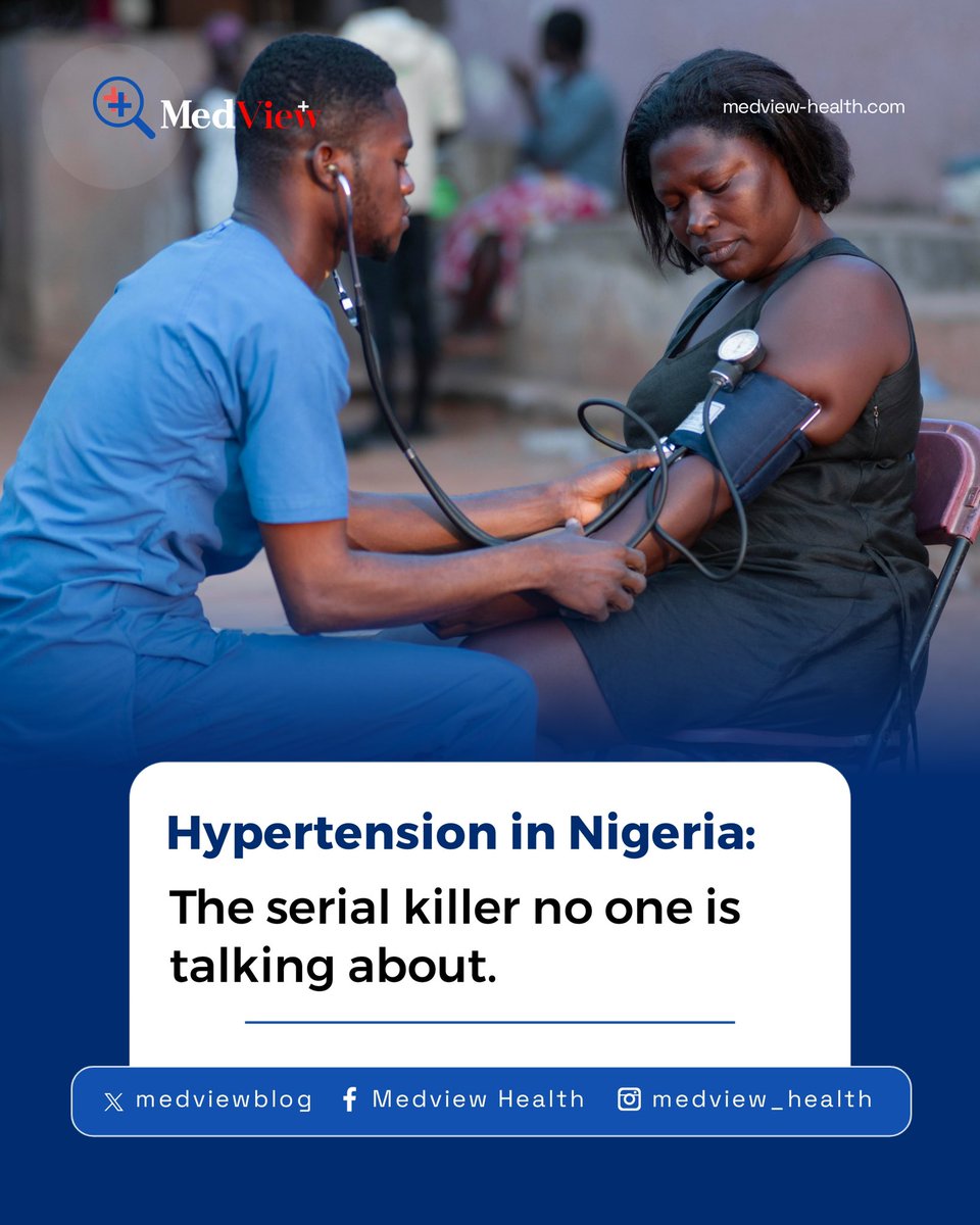 medviewblog's tweet photo. It’s called the silent killer for a reason… and it’s closer than you think. 

Hypertension is quietly claiming lives across Nigeria — but why isn’t anyone talking about it? 🥲
Our latest blog post uncovers the truth and what you need to know to stay ahead. https://t.co/bh4VbzsTVu
