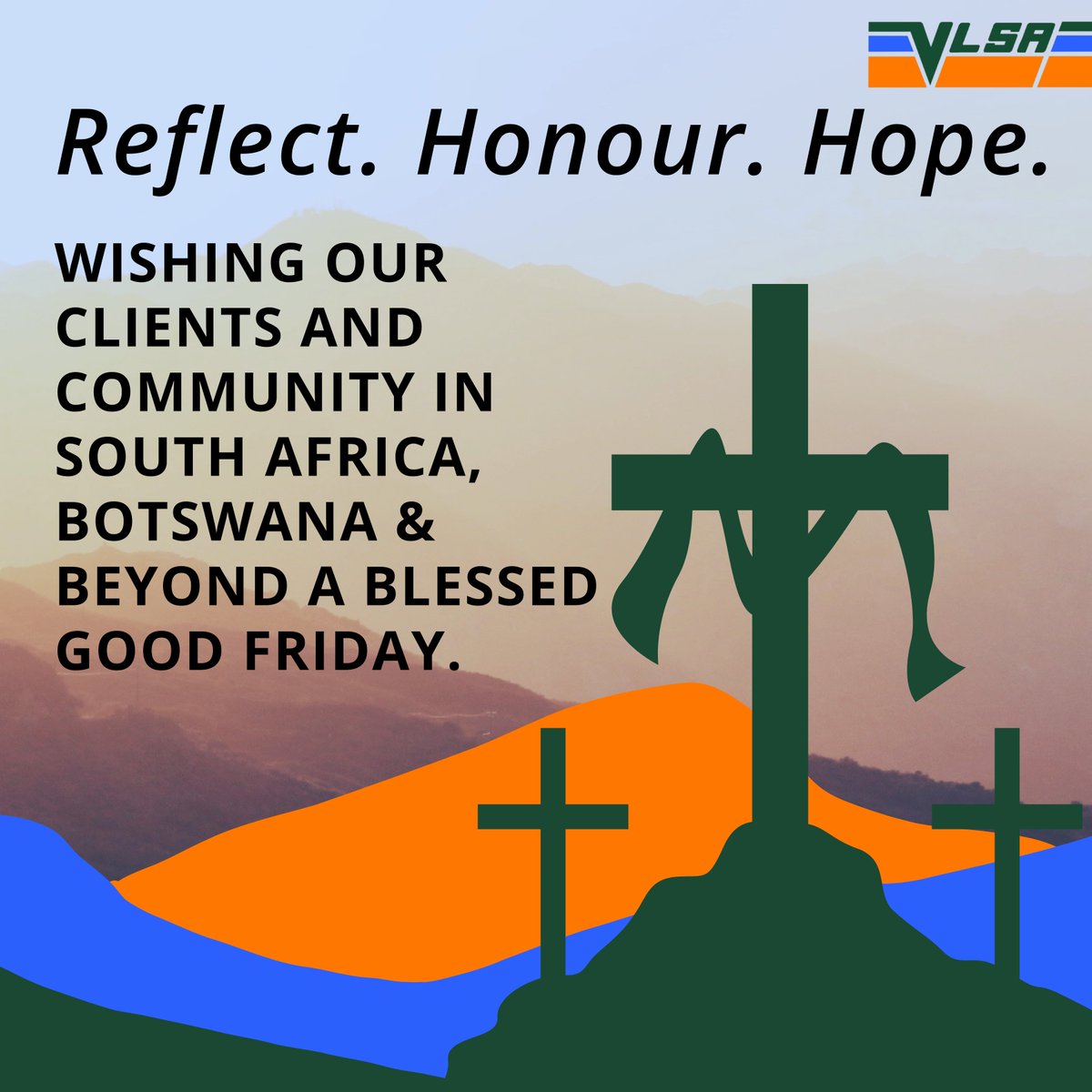 VLSA_Africa's tweet photo. Wishing you a peaceful Good Friday 🇿🇦🇧🇼
VLSA is proud to support SA & Botswana with trusted, food-grade lubricants for food, beverage & pharma industries.
Reflect. Rest. Recharge.
#GoodFriday #VLSA #FoodGradeLubricants #SouthAfrica #Botswana https://t.co/RBE6v0QUGd