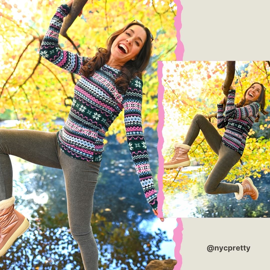 CuddlDuds's tweet image. Spring fling (but make it comfy) 🤸

Get out &amp;amp; enjoy the fresh air this weekend. All you’ll need is a cool, comfy layer ✨

@nycpretty wears our Fleecewear Crew + Legging 💗

Shop here:
bit.ly/fleecewear

#casualstyle #outdoors #LiveInLayers