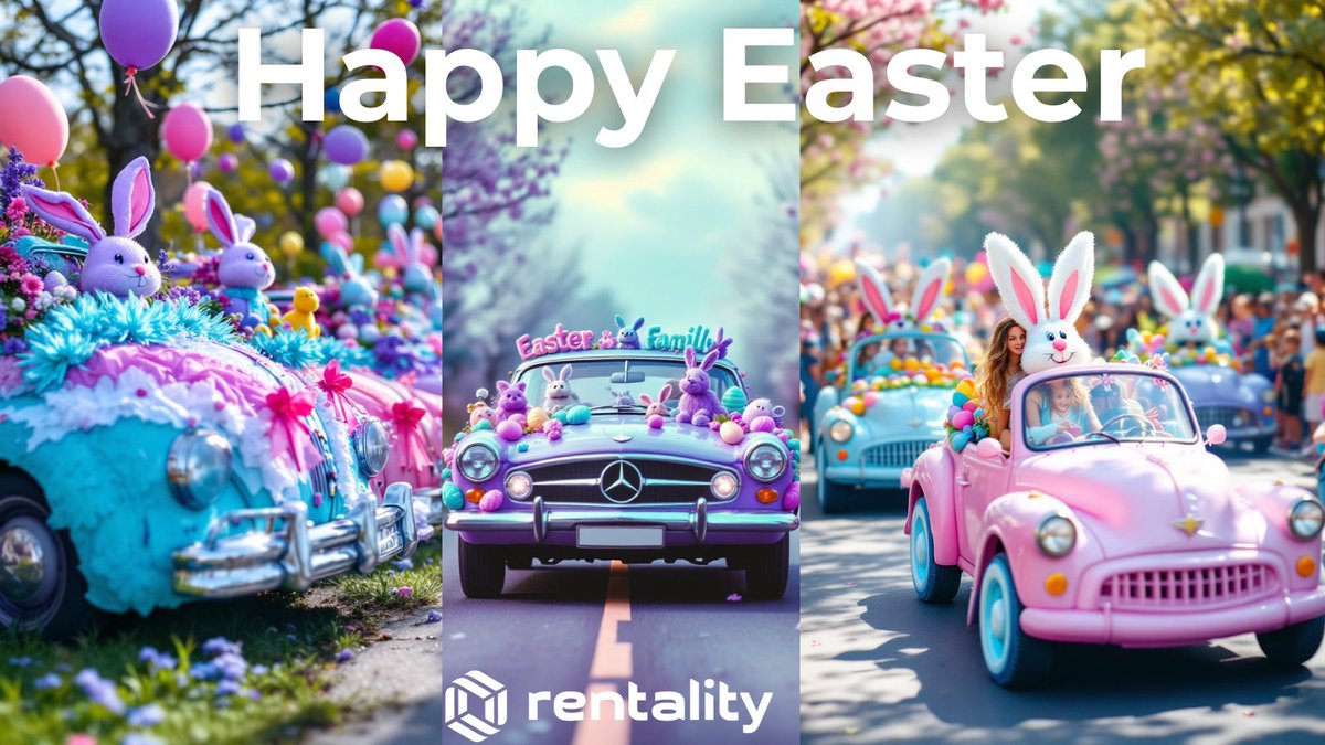 Rentality_Info's tweet photo. π Happy Easter from the Rentality Team! π°
Wishing you a day filled with joy, peace, and wonderful moments with loved ones. May your day be as smooth and enjoyable as a perfect Rentality ride!
#HappyEaster #Rentality #Rentality #Bookacar #HostFromAnywhere #RoadTripReady #TravelUSA #Earn #earnfromhome #Rentals #Web3 #CarSharing #MonetizeYourCar #Monetize #CarHosting #MakeMoneyWithYourCar