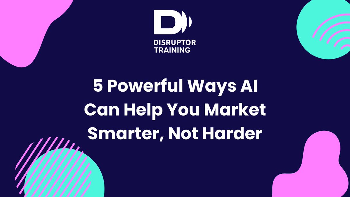5 smart ways to use AI in your marketing 🚀

✅ Save time
✅ Boost performance
✅ Get sharper insights

New blog just dropped: [link in bio]

#MarketingAI #MarketingTips #AIAutomation #BusinessGrowth