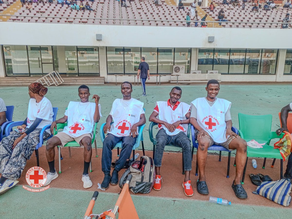 GHANA RED CROSS (@ghanaredcross) on Twitter photo GRCS - Northern Region was on the ground at
the Aliu Mahama Sports Stadium providing essential services for the Ghana Premier League match between Karela United FC and Aduana Stars.
Ensuring the safety and well-being of fans and players.
<a href="/ICRC/">ICRC</a> <a href="/ICRC_Africa/">ICRC Africa</a> <a href="/ifrc/">IFRC</a> <a href="/IFRCAfrica/">IFRC Africa</a> GRCS - Northern Region was on the ground at
the Aliu Mahama Sports Stadium providing essential services for the Ghana Premier League match between Karela United FC and Aduana Stars.
Ensuring the safety and well-being of fans and players.
<a href="/ICRC/">ICRC</a> <a href="/ICRC_Africa/">ICRC Africa</a> <a href="/ifrc/">IFRC</a> <a href="/IFRCAfrica/">IFRC Africa</a>