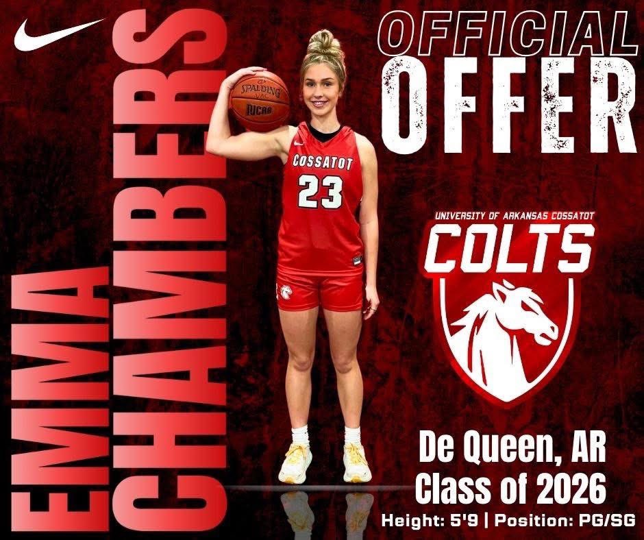 _AshlynChambers's tweet photo. So proud of @emmarosey30! She picked up her 2nd college offer (Crowley’s Ridge College and UA Cossatot) and finished her junior season with almost 1,000 career pts! (981 so far!)
@ETTaylor79 @crgay2024 @aysabasketball @nbnbball @k_sutherlandAR @ASTSprts @GradyMajors @ARPrepSports https://t.co/XY3pTAuenn