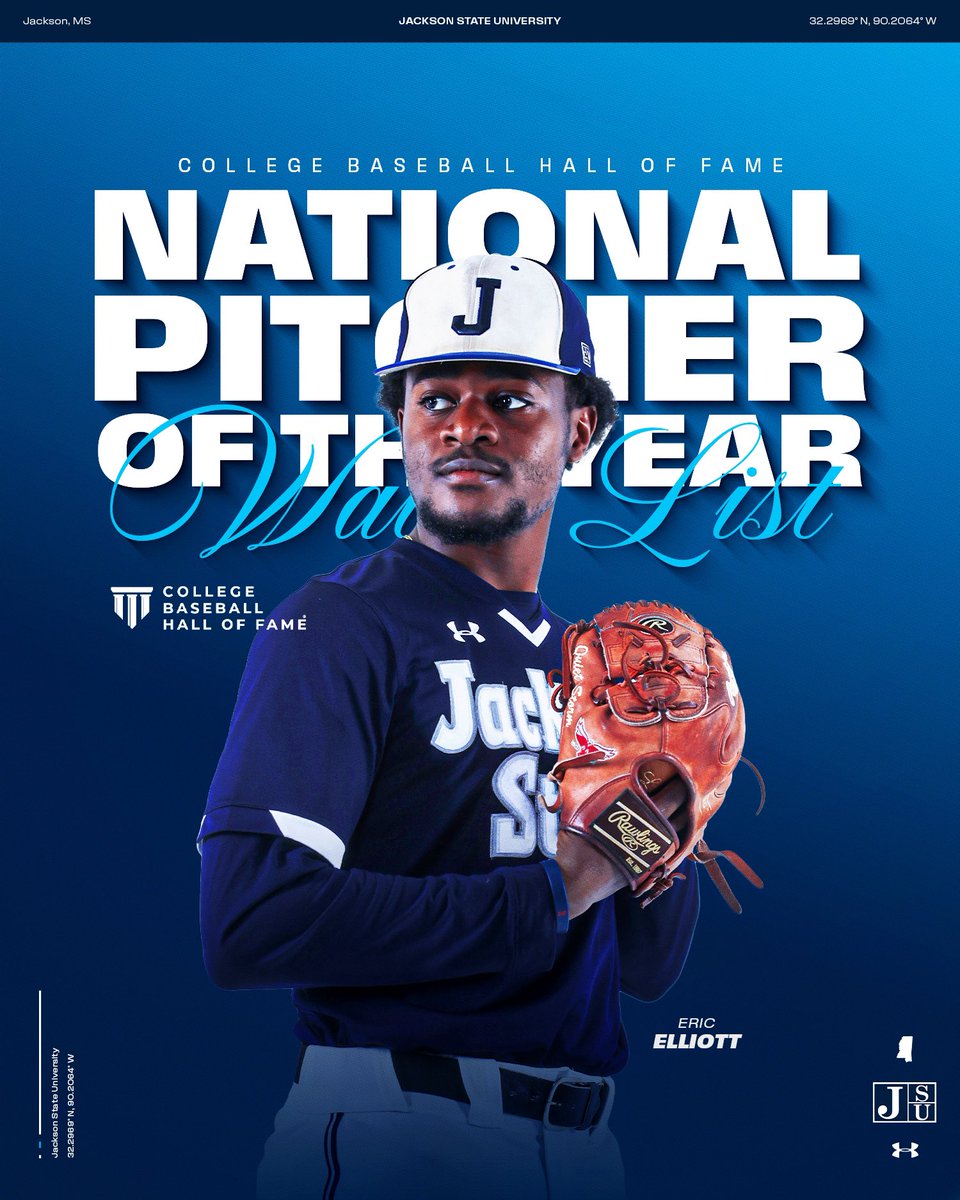 The Pitcher of the Year Watch List has been released by <a href="/CollegeDiamonds/">CollegeBaseballHoF</a> and look who is on it ….

#TheeILove | #BleedTheeBlue
