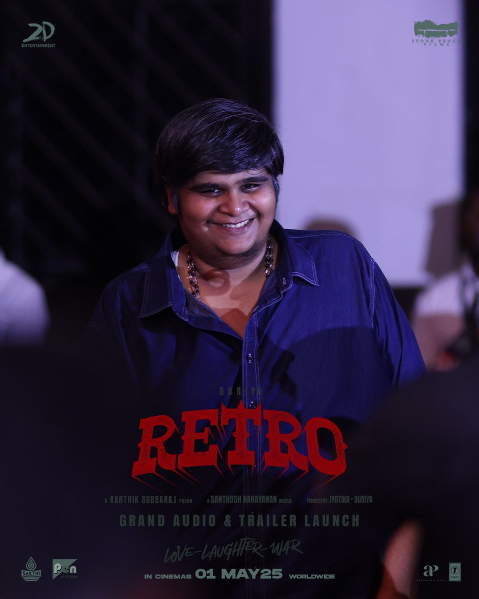 Sakthi Film Factory (@sakthifilmfctry) on Twitter photo The one behind #TheOne, our director <a href="/karthiksubbaraj/">karthik subbaraj</a> sir
#Retro #RetroTrailerLaunch #RetroAudioLaunch #LoveLaughterWar #RetroFromMay1 The one behind #TheOne, our director <a href="/karthiksubbaraj/">karthik subbaraj</a> sir
#Retro #RetroTrailerLaunch #RetroAudioLaunch #LoveLaughterWar #RetroFromMay1