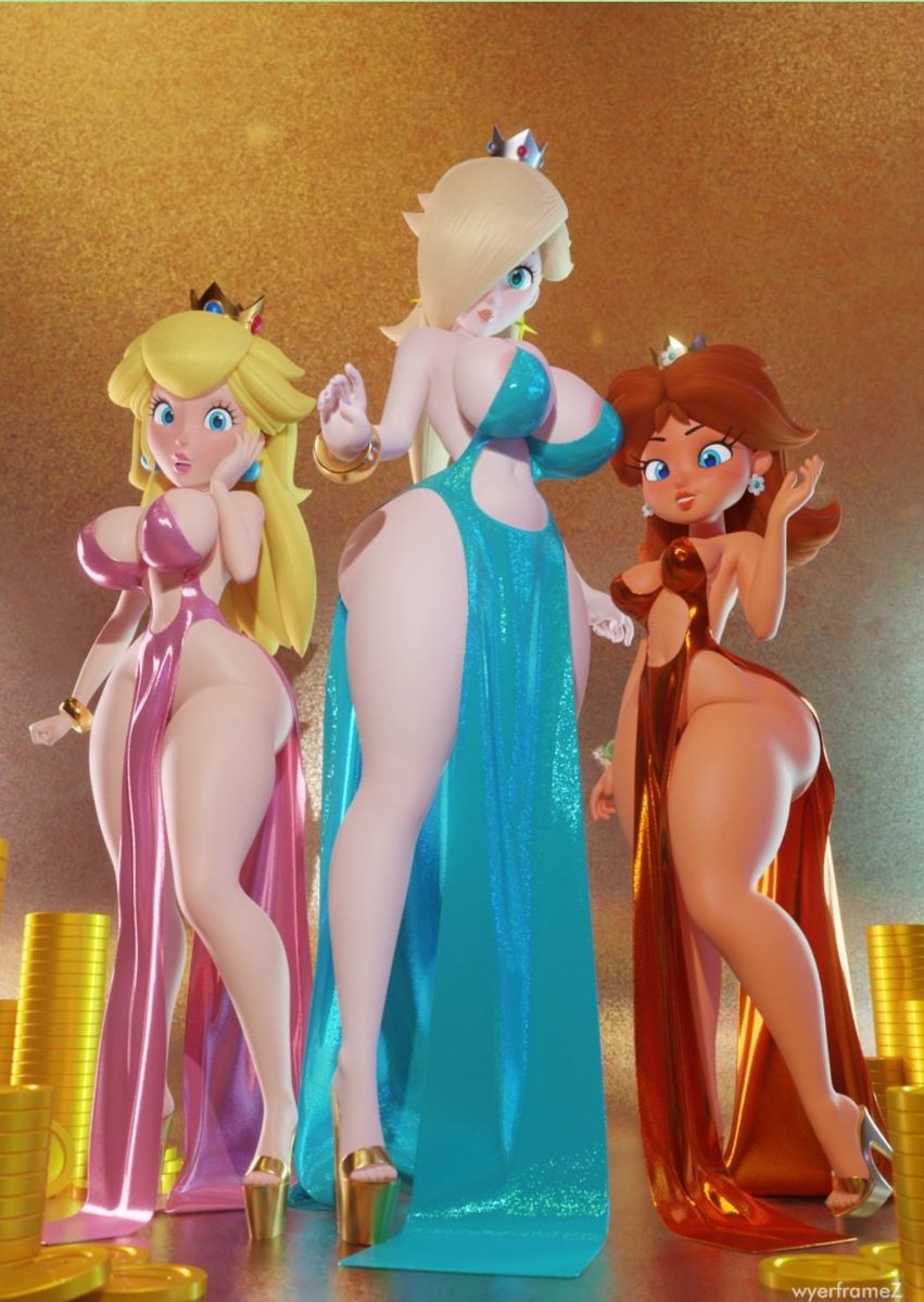 The Mushroom Kingdom has many wonderful places to explore. Peach's Castle, Sarasa Land, and the outer reaches of space. And it's all ruled over by these beauties.

The princesses rule their kingdoms with passion and grace. But when no one is looking, they become something else.