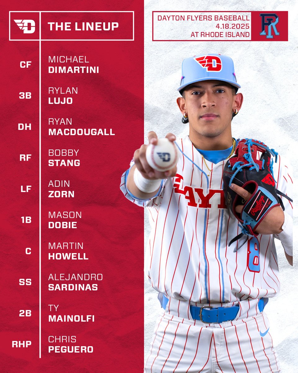 Here's today's #FlyBoys #StartingLineup!

#GoFlyers