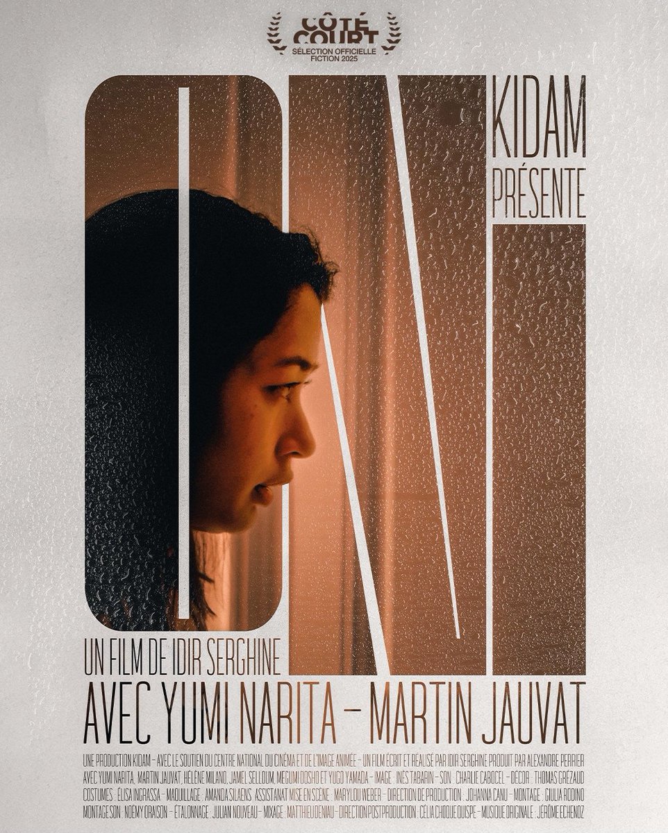 Idir Serghine監督ホラー映画『ONI』(KIDAM production) ポスター！フランスにいる方はコテ・クール映画祭で観られます！😊
#festivalcotecourt