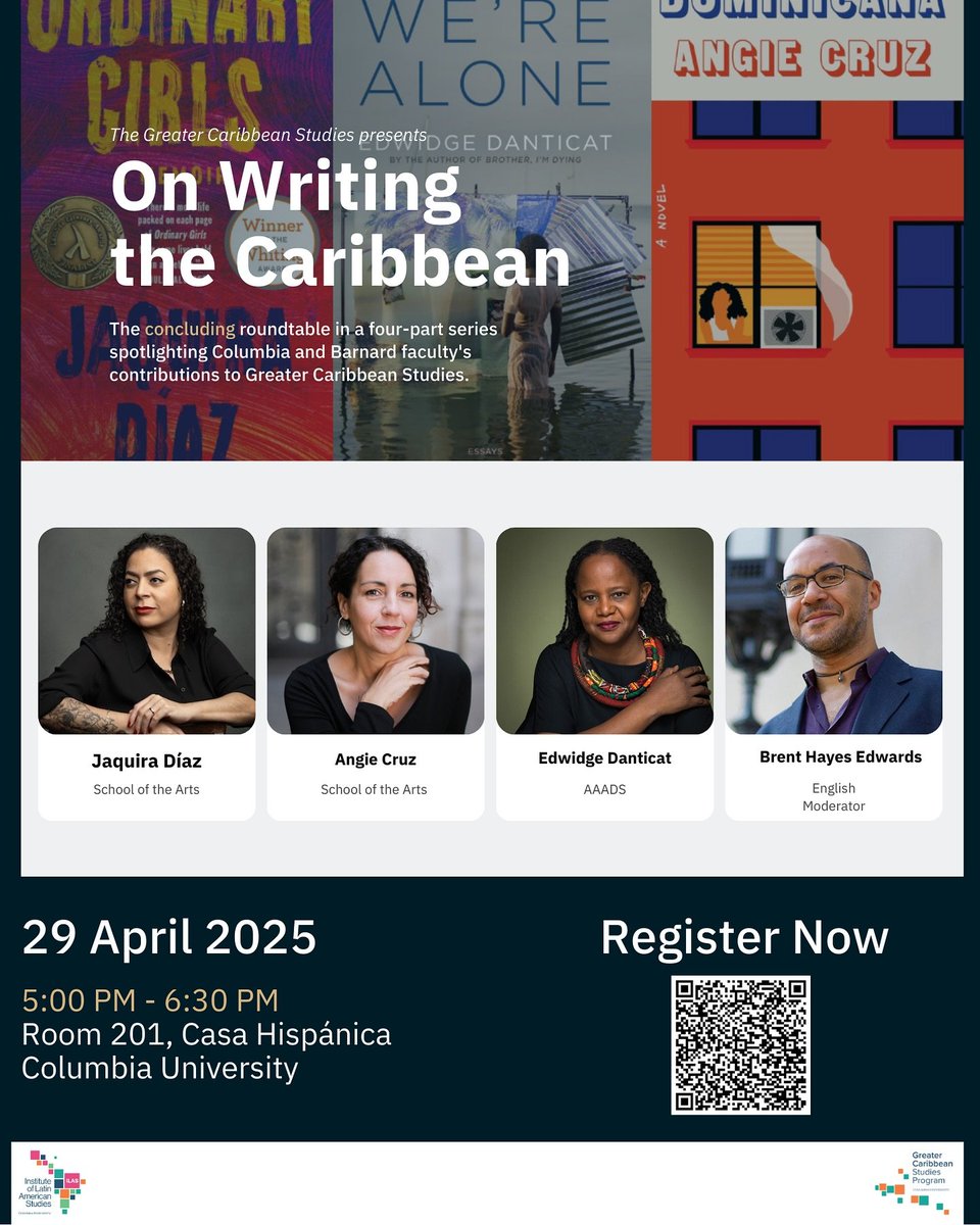 New Event Alert 🙌🏻 
On Writing the #Caribbean 
Register and don’t miss out - 
events.columbia.edu/cal/event/even…