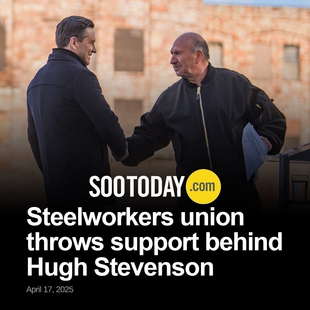 BREAKING: Steelworkers union wants Change.

Mike Da Prat and his members at the United Steelworkers Local 2251 are backing <a href="/Stevenhu1313/">HUGH STEVENSON</a>, our Canada First Conservative candidate in Sault Ste. Marie - Algoma.

Only a Conservative government will champion our steelworkers by axing