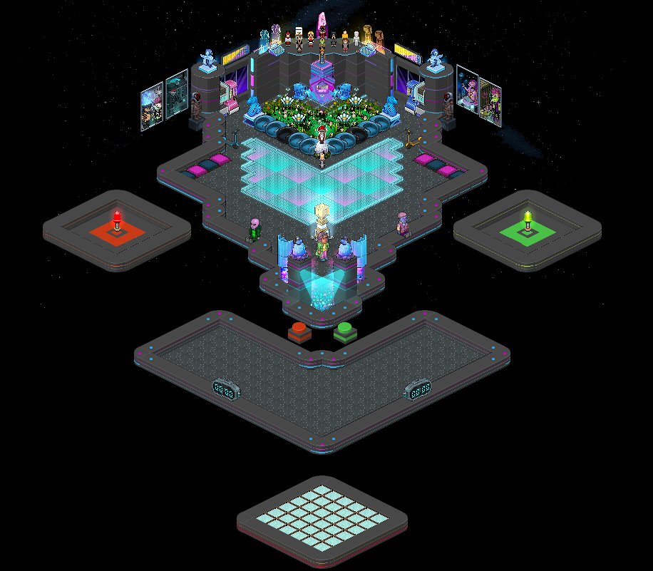 SeCReTSToRM's tweet photo. ✨Tomorrow's Room for the #NFT #EVENT ✨Read the previous posts for more information and the prices. #HABBO #HABBONFT https://t.co/rmennTtwfA