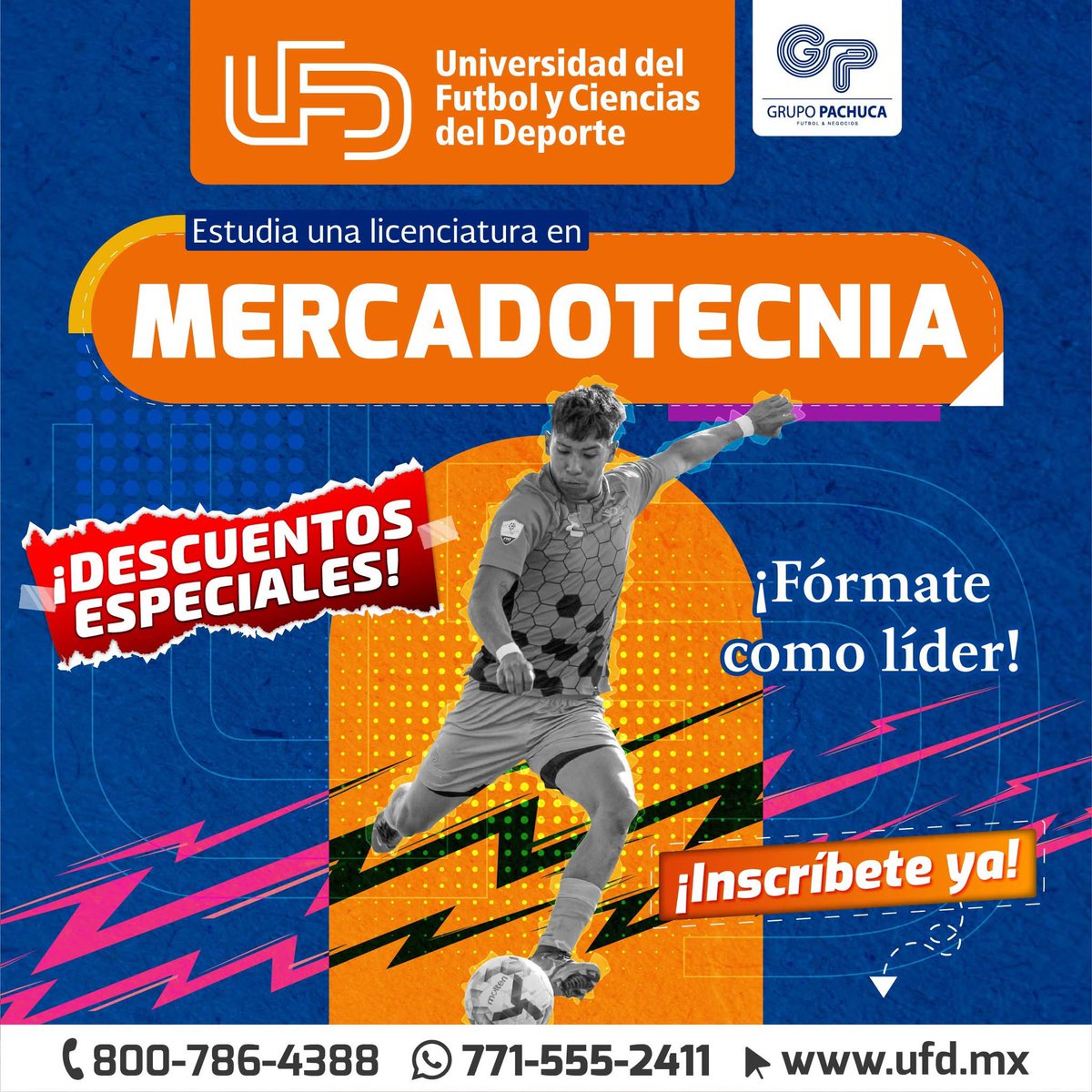 unifutbol's tweet photo. Únete a la Licenciatura en Mercadotecnia para crear oportunidades de negocios, desarrollando técnicas y herramientas que optimicen la gestión estratégica de dirección desde la perspectiva de la mercadotecnia.
🌐 Más en: https://t.co/tuS0r9oJCT
#OrgulloUFD 🧡 https://t.co/AEnfhNzrNC