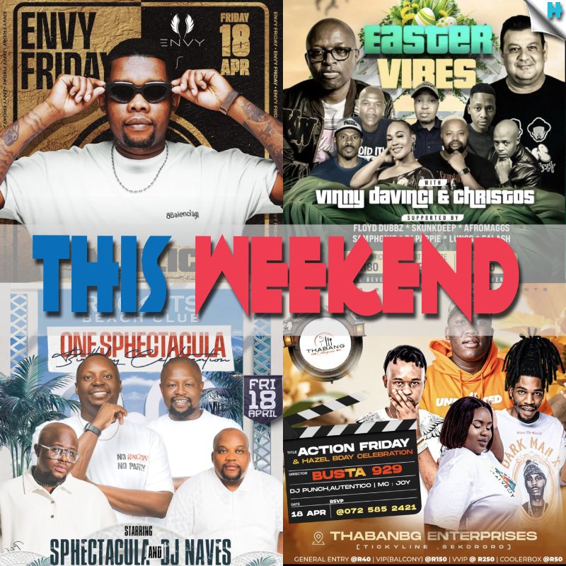 House Music SA (@house_music_sa) on Twitter photo Catch <a href="/NJELIC_SA/">#DrGandayi</a>, <a href="/VinnyDaVinci/">Vinny Da Vinci</a>, @<a href="/djchristossa/">CHRISTOS KATSAITIS</a> & more at thee hot gigs this weekend
buff.ly/nLJVs3r Catch <a href="/NJELIC_SA/">#DrGandayi</a>, <a href="/VinnyDaVinci/">Vinny Da Vinci</a>, @<a href="/djchristossa/">CHRISTOS KATSAITIS</a> & more at thee hot gigs this weekend
buff.ly/nLJVs3r