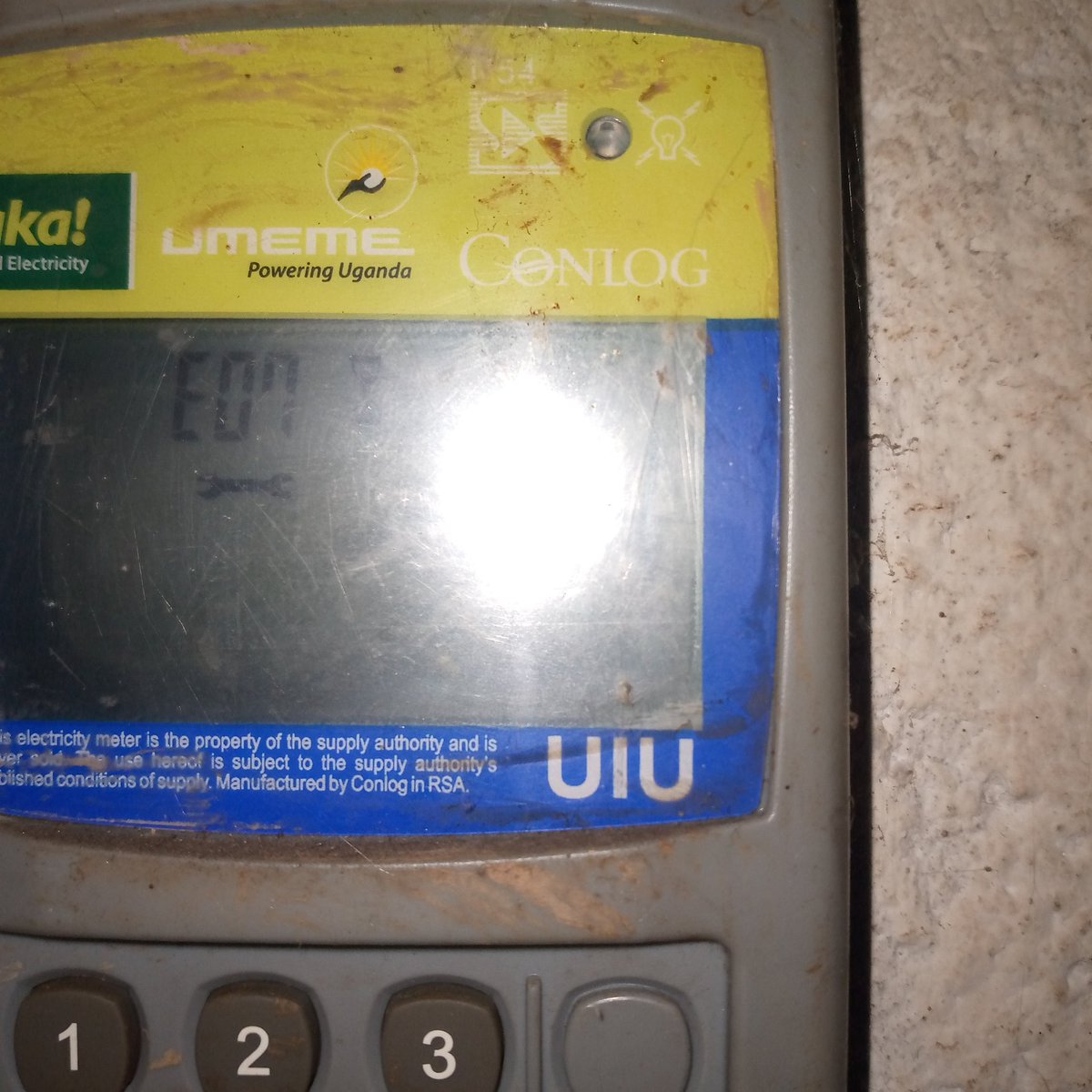 AlexKatabi's tweet photo. @uedcl_ Power status since 2021. It's now 5 years with a fake Conlog meter. Any solution. Umeme didn't help?? https://t.co/4f0Cg2uEij