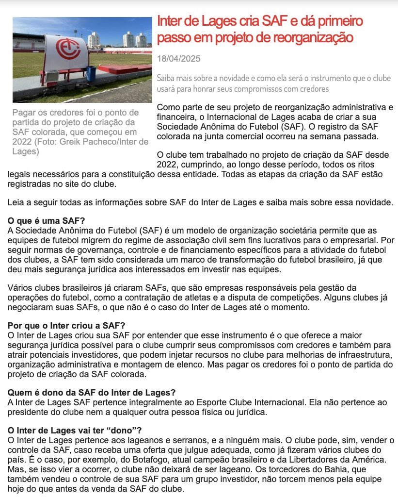 Inter de Lages tweet media