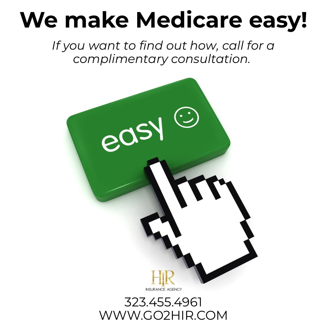 HIRInsurance's tweet image. We can help you find an easy solution to your Medicare needs. 

📞323.455.4961 📱 GO2HIR.COM
♥️𝘍𝘳𝘰𝘮 𝘖𝘣𝘢𝘮𝘢𝘊𝘢𝘳𝘦 𝘛𝘩𝘳𝘰𝘶𝘨𝘩 𝘔𝘦𝘥𝘪𝘊𝘢𝘳𝘦... 𝘞𝘦 𝘊𝘢𝘳𝘦!♥️

#Medicare #Medicare101 #HIRInsurance #IndependentMedicareBroker
